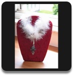 Federkette mit Kunststoffanh&auml;nger