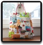 Tasche Paris besetzt mit Stra&szlig;steinen